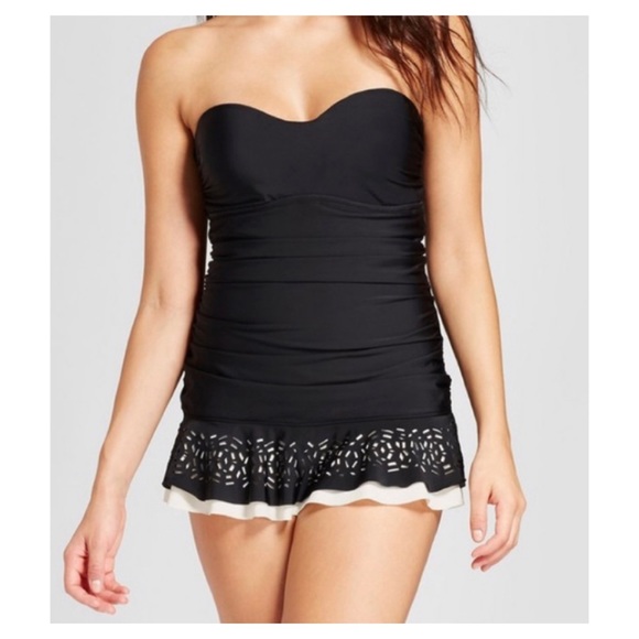 Aqua Green Other - Aqua green laser cut one piece bathing suit